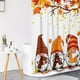 thumbnail image 5 of Juego de cortina de ducha de otoño con tapa de inodoro y alfombras antideslizantes, 4 piezas de cortinas de ducha de bosque de calabazas en follaje otoñal para baño, decoración de baño de otoño, 5 of 7