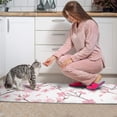 thumbnail image 3 of Pioneer Flower Floral Print Pattern Kitchen Rugs Sets Of 2,Anti Fatigue Kitchen Mat Rugs Non Slip Washable,Decorative Kitchen Floor Mats for Kitchen,Sink,Laundry,17"x30"+17"x47", 3 of 7