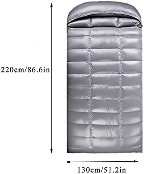 Double Four Seasons Outdoor Camping Sleeping Bag Ultra-Light Storage Folding Women and Men Suitable for Hiking Soft and Warm,Black