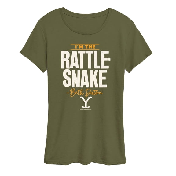 Yellowstone - Beth Dutton I'm The Rattlesnake Women's Short Sleeve Graphic T-Shirt