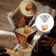 thumbnail image 1 of Soporte para gotero de café, estante de filtro de café de acero inoxidable, cafetera de taza reutilizable, colador de cono portátil ecológico con jueg Baoblaze Soporte de goteo de café, 1 of 8