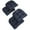 Navy blue, variant on Blazing Needles 19-inch U-Shaped Solid Twill Tuffed Dining Chair Cushions (Set of 4) 93184-4CH-TW-BK