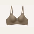 thumbnail image 2 of SELONE Plus Size Bras for Women Wireless Printed T Shirt Bra Spaghetti Strap Bras Breathable Solid Underwear, 2 of 4