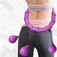 thumbnail image 1 of Pneus Hula Hoop Intelligents 24-36 Pcs Poids en Caoutchouc avec Bande de Sable Longueur Réglable, 1 of 2