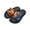 Blue Orange Flame Wolf, variant on Blue Orange Flame Wolf Kids Summer Slippers for Girls House Slippers Casual Slides Anti Skid Comfortable Summer Sandals Outdoor