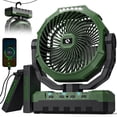 thumbnail image 1 of Ventilador de camping FRIZCOL 3 en 1 portátil recargable de 24000 mAh, 1 of 7