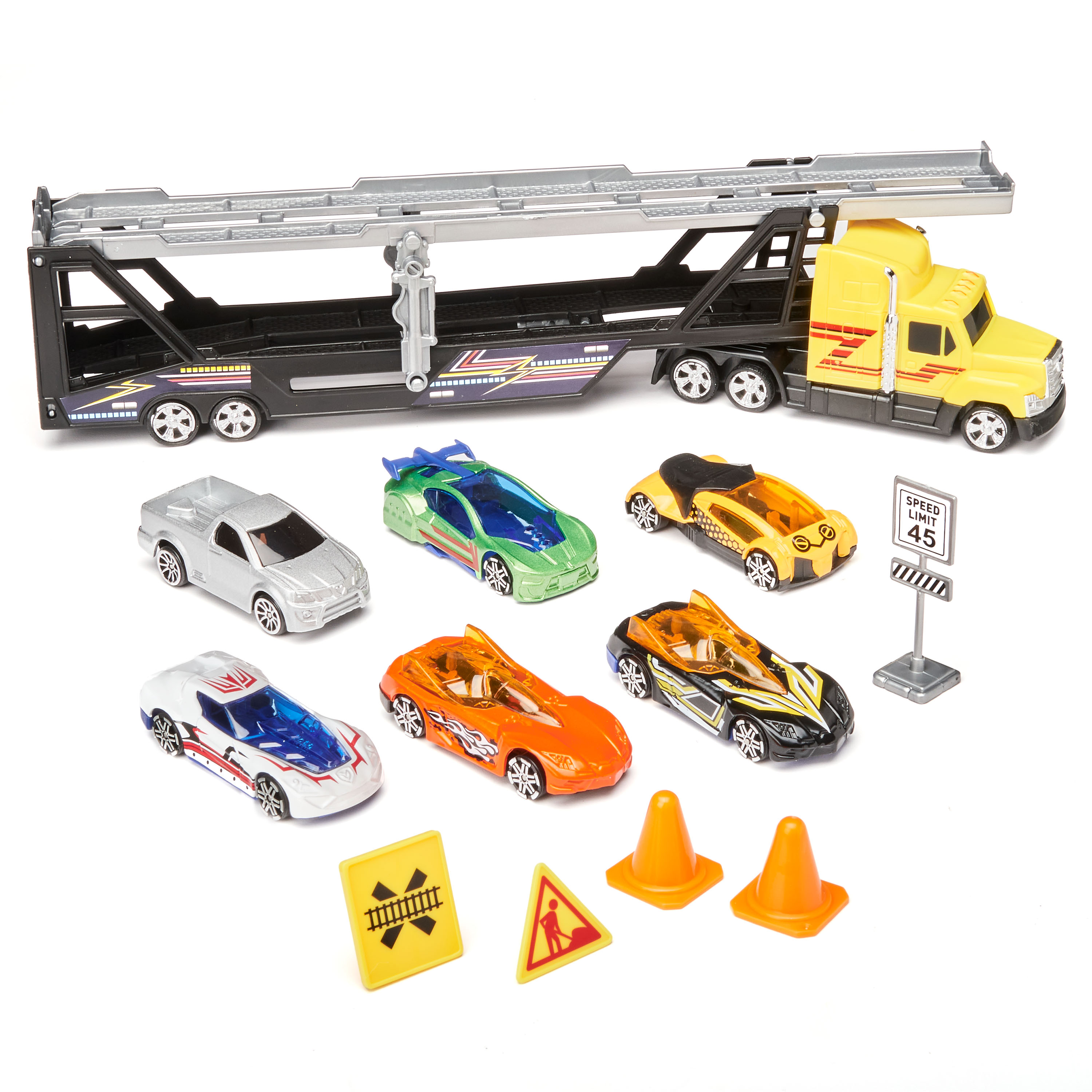 Adventure Force Die-Cast Transporter Play Set, 12 Pieces - image 3 of 4