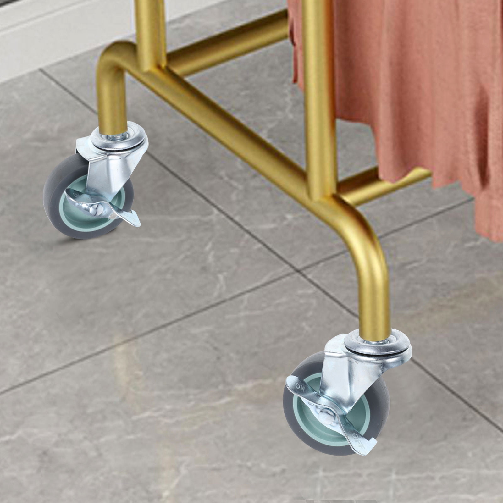 SHOWERORO wheels for table TPR Steel 4Pcs
