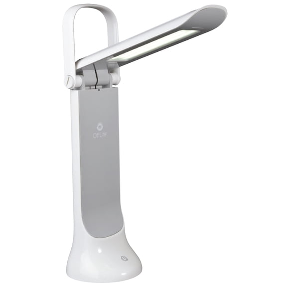 OttLite Wellness Series® Dimmable LED Task Lamp, White, ABS