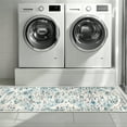 thumbnail image 3 of MeyJey 2'x8' Boho Runner Rug for Hallway, Non Slip Machine Washable Rug Distressed Vintage Floor Carpet for Bedroom Kitchen Laundry Room, Blue/Beige, 3 of 14