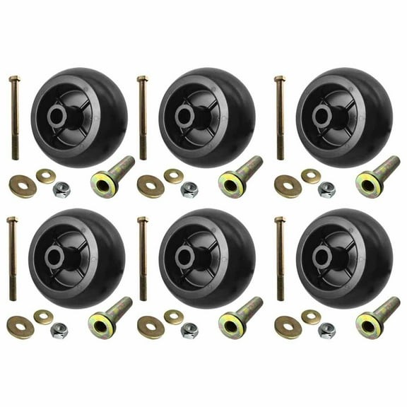 6Pk Deck Wheel Kit for Exmark 116-9981 1-603299 99-2842 Type A 103-7263 103-4051
