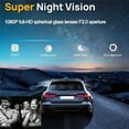 thumbnail image 6 of Dash Camera for Car Front and Inside Car Security Camera Dual Dash cam 1080P Car Video Recorder with Audio, 2’’ IPS Screen Night Vision G-Sensor WDR, 6 of 6