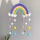 thumbnail image 5 of Macrame Arco Iris colgante de pared decoración del hogar Boho habitación decoración tapiz tejido a mano niños decoración de pared BANYUO Electrónica, 5 of 6