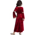 thumbnail image 4 of Girls Summer Dress Girls Dress Vintage Court Long Gown Party Stage Performance Thanksgiving Dress, 4 of 5