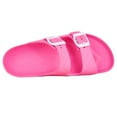 thumbnail image 1 of FUNKYMONKEY Sandales Confort pour Femmes à Double Boucle Réglable en EVA (8 m US Fluo Fuxia), 1 of 4