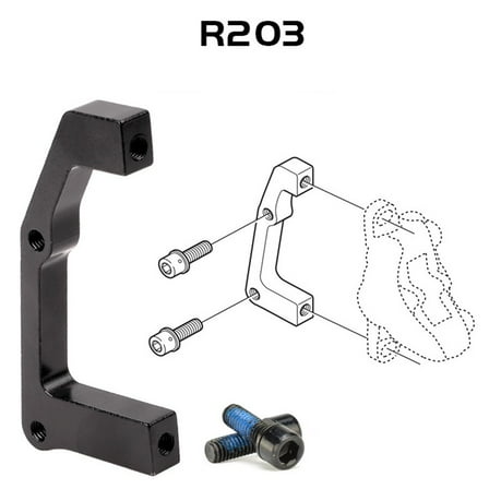 Disc Brake Caliper Frame Adapter Bracket 140 160 180 203mm IS & PM R203