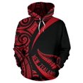 thumbnail image 3 of Sudadera con capucha con estampado 3D, bandera de Nueva Zelanda, helecho plateado, maorí, novedad en sudaderas y sudaderas para hombres, jerseys, mujeres y niños, sudaderas con capucha deportivas, 3 of 5