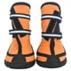 thumbnail image 1 of Paquete de 4 Botas Protectoras Impermeables para Perros, Zapatos Antideslizantes para Perros con Hebilla Adhesiva, Correas Reflectantes, Zapatos para Perros cálidos y Resistentes al Desgaste para Perros medianos y Grandes, Caminar al Aire Libre en Invierno, Naranja, XL Rojo Verde, 1 of 4