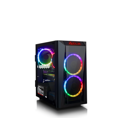 CLX SET Gaming Desktop, 3.4GHz AMD Ryzen 5, 16GB RAM, 120GB SSD + 1TB HDD
