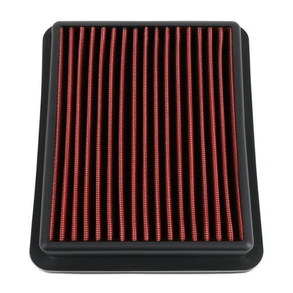 DNA Motoring AFPN-217-RD For 2018 to 2020 Honda Accord 1.5L Washable Drop-In Air Filter Panel Red 19