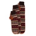 thumbnail image 4 of MUK LUKS Kid's 50th Anniversary Slipper Socks - Chocolate, M (11-13), 4 of 4