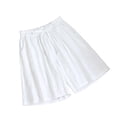 thumbnail image 3 of Women Shorts Casual Women’s Home Shorts Elastic Waist Drawstring Comfy Pajama Shorts Loose Casual Summer Boxer Shorts Loungewear White XL, 3 of 6