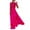 Red, variant on Fesfesfes Spring Dresses for Women Solid Color Sleeveless Dress Loose Casual Deep V Neck Dress Flowy Beach Dress