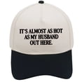 thumbnail image 2 of FKMJH Women Funny Embroidered Trucker Hat Color Block Adjustable Mesh Back Baseball Cap Two Tone Snapback Hat for Bachelorette Party Gift Black,One Size, 2 of 2