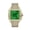Green, variant on Stylish Hip Hop Iced Out VVS Moissanite Automatic Watch, D Color Stones, Yellow Strap, Passes Diamond Tester