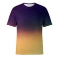 thumbnail image 1 of Men T Shirts Product Classification Men Spring and Summer All Print Short Sleeve Round Neck T Shirt Fashion Trend Bottoming Shirt | Product Title Men Short Sleeve All-Over Print Tee for Spring &, 1 of 6