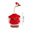 thumbnail image 2 of Christmas Porch Goose Outfit - Holiday Goose Costume Standing Goose Set, Decorative Goose Clothing Porch Goose Clothes for Garden Outdoor Statue, 2 of 9