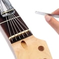 thumbnail image 2 of Ranura para Ranura para puente de guitarra Herramienta para orificios de clavija Lima forma forma forma plana Gloria Archivo de agujero de pasador de puente de guitarra, 2 of 9