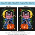 thumbnail image 4 of Toland Home Garden Vampire Halloween Jack O Lantern Halloween Flag Double Sided 28x40 Inch, 4 of 5