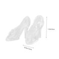 thumbnail image 2 of 60 pares de zapatillas de cristal transparentes decoraciones de escritorio delicadas exquisitas mini zapatos accesorio para el hogar, 2 of 4