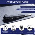 thumbnail image 4 of Car Rear Wiper Arm Cover Cap Wiper Cover Front and Rear Windshield Wiper Cap Windscreen Wiper Arm Cover Cap Clips for VW Golf MK6/MK7 Touran 5K6 955 435, 4 of 5