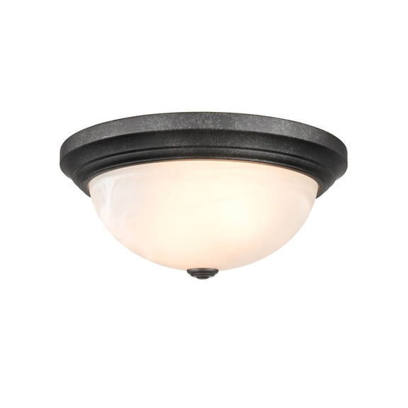 Millennium Lighting Metal 3 Light Flush Mount Ceiling Fixture in Multiple Finishes Burnished Gold Burnished Gold