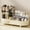 Cream, variant on Jinanda Makeup Caddy Organizer for Vanity, Large Capacity Cosmetic Display Case,Countertop Beauty Storage Holder for Skincare, Brush Eyeshadow Lipstick, Counter Desk Organization, White