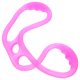 thumbnail image 5 of Banda de tensión de yoga de silicona Figura portátil multifuncional Cuerda de tracción elástica de silicona en forma de 8 Banda de resistencia de yoga para fitness (rosa), 5 of 8