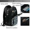 thumbnail image 4 of Salouo Duck In The Space Pattern Extra Large Travel Laptop,Backpack with USB Charging Port College Backpack Business Work Bag Casual Daypack Fits for Men & Women, 4 of 7