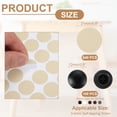 thumbnail image 2 of Uxcell 540Pcs Screw Cap Stickers and 100Pcs Screw Covers, 21mm Self Adhesive Screw Hole Covers Hole Stickers for Furniture Cabinet Shelf Decoration, Beige, 2 of 7