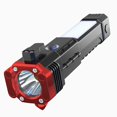 thumbnail image 1 of Car Safety Flashlight Grey Super Bright Multifunctional Golden Red Outdoor Auto Repair Work Light, 1 of 4