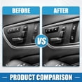 thumbnail image 3 of Unique Bargains Car Seat Memory Door Lock Unlock Button Sticker Adjust Switch Button Trim Cover for Benz a Class 13-17, 3 of 6