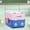 C, variant on QuanTara Cute Animals Themed Lunch Box, Food Grade Large Capacity Bento Box, Portable Divided Airtight Lunch Container, Microwave Safe, 4.5x4.84x4.45in
