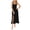 Black, variant on Qiopertar Women Summer Sleeveless Slit Dress Casual Round Neck Camis Long Dress Mid Calf Length Solid Color Party Vacation Beach Travel, Pink L