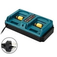 thumbnail image 1 of FAST-Rapid Dual Charger for Dewalt 14.4-18V Li-ion Battery DC18RC DC18RD, 1 of 8