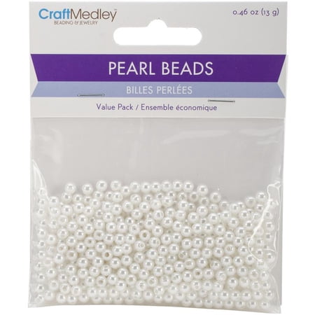 4mm pkg pearl beads value pack