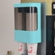 thumbnail image 1 of Portavasos desechable Portavasos Portavasos de papel Dispensador de agua Portavasos a prueba de polvo Portavasos de papel de doble tubo montado en la pared, 1 of 5
