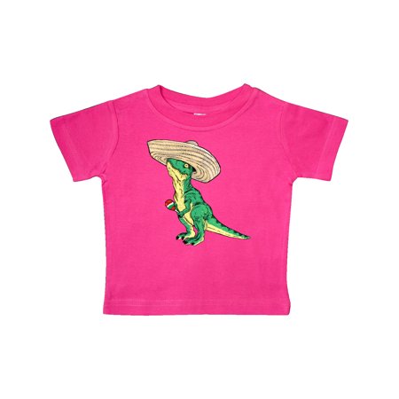 

Inktastic Cinqo De Mayo Baby Rex in Sombero Gift Baby Boy or Baby Girl T-Shirt
