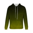 thumbnail image 4 of Mens Gradient Hoodies Big & Tall M-4X Casual Pullover Long Sleeve Sweatshirts with Pocket Plus Size Basic Loose Comfort Workout Hoodie Tops, 4 of 5