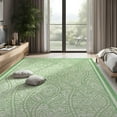 thumbnail image 7 of FULIE Abstract 6'x9'Rugs for Living Room Soft Area Rugs Boho Carpet,Green, 7 of 7